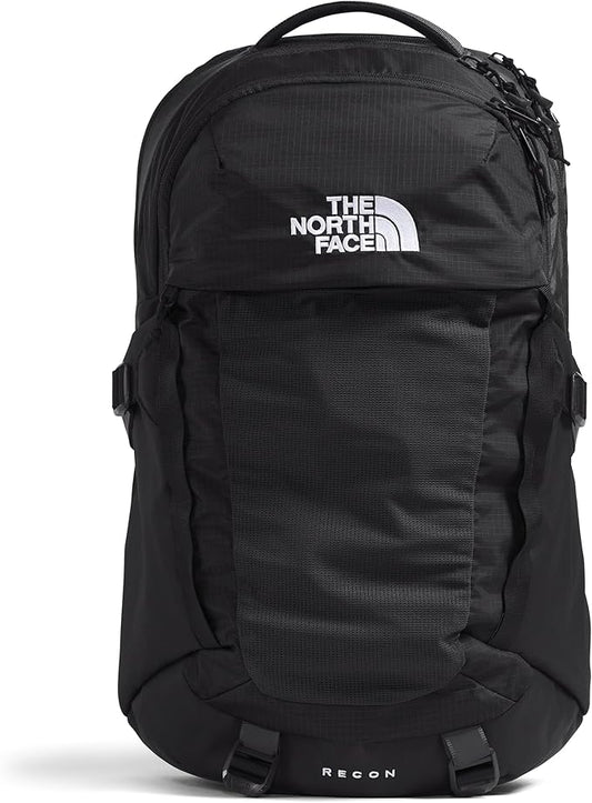 The North Face Recon Backpack – Water-Resistant Everyday Laptop Daypack (TNF Black, One Size)